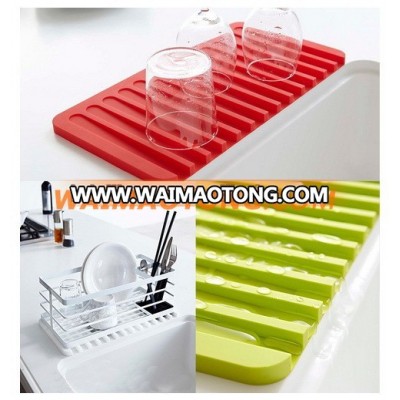 Water drip tray Flow Functional Water Drip Tray Kitchen Glass Dish Water Drip Dryer