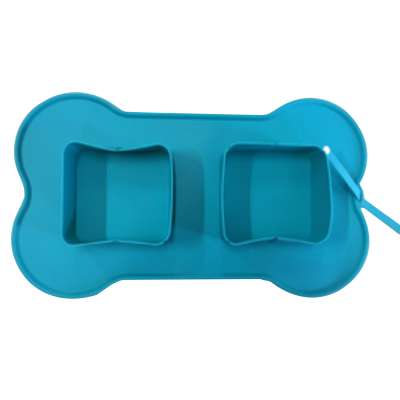 Custom Collapsible Foldable Silicone Dog Bowl Food Mat Pet Food Feeder