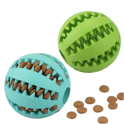 Pet Products Rubber Food Dispensing Chew Dog Toy